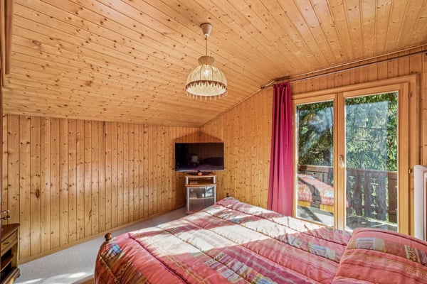 Chalet chaleureux avec sauna, vue et terrasse - Portes du Soleil 8