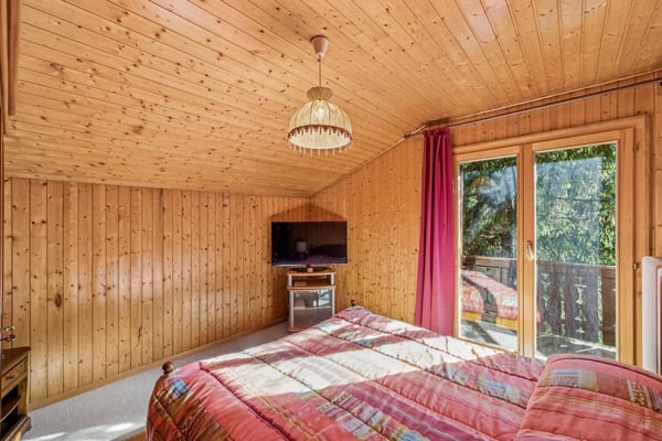 Chalet chaleureux avec sauna, vue et terrasse - Portes du Soleil 8
