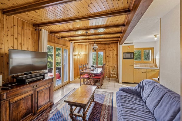 Chalet chaleureux avec sauna, vue et terrasse - Portes du Soleil 4