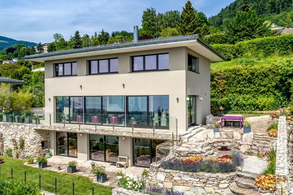 Superbe villa contemporaine avec vue à 180 sur le lac et les Alpes 5
