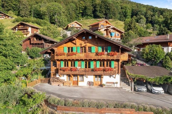 Magnifique chalet avec cachet, bel ensoleillement, jardin et mazot 1