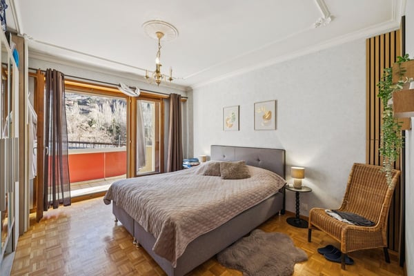 Appartement centre village, très bien entretenu, actuellement loué 6