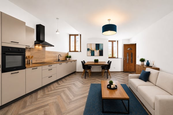 Appartement studio spacieux et rénové 1