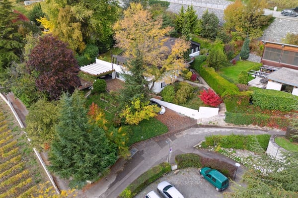 Villa d'architecte à Gravelone avec une vue sur les châteaux de Sion 13