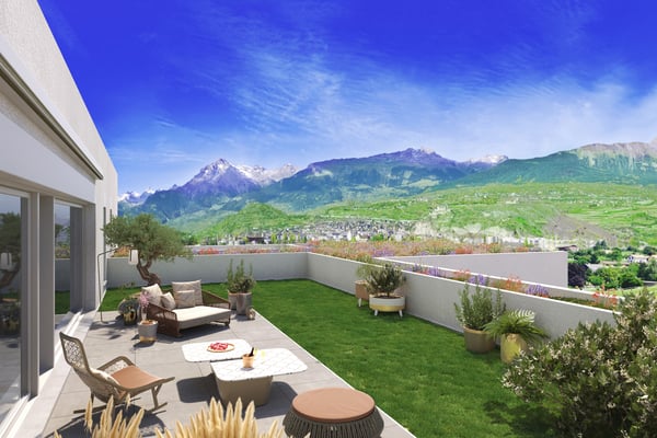 Appartements de standing en terrasse Résidence Maragnena - Lot 27 4
