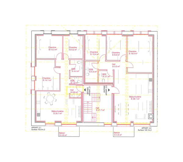 Avant-projet - Immeuble avec potentiel de développement à Charrat 8