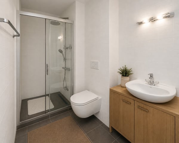 Appartement de 2.5 pces traversant avec deux salles de bains 10