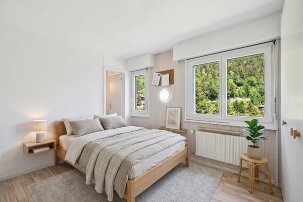 Appartement de 2.5 pces traversant avec deux salles de bains 8