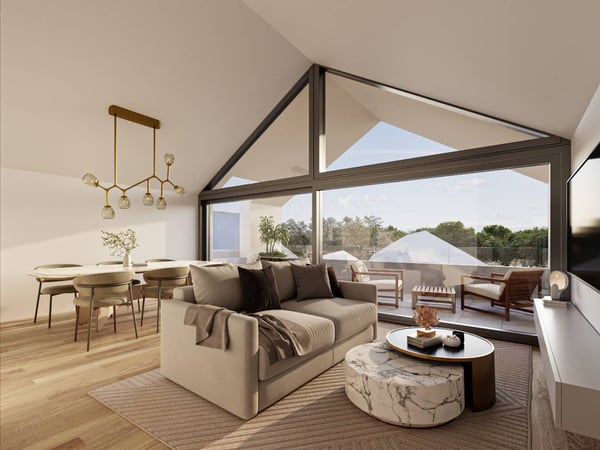 Appartement neuf en dominance sur la plaine. 5