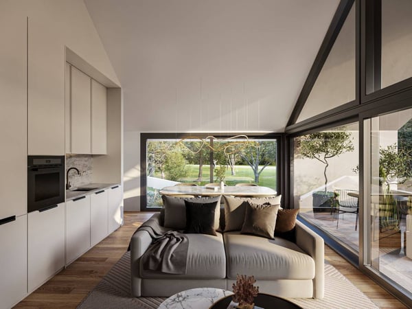 Appartement neuf en dominance sur la plaine. 1
