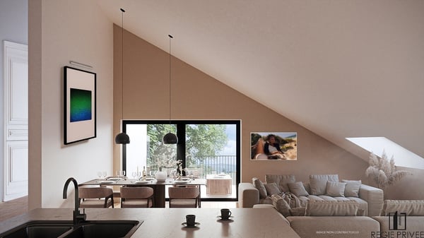 LE PRIVILEGE DE VIVRE DANS DU NEUF! Séduisant attique avec vue dégagée 3