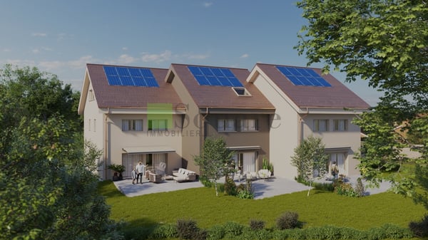 Les villas de Calamin - magnifique projet de 3 villas mitoyennes 1