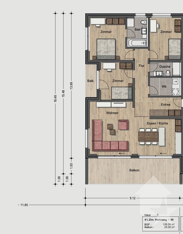 Nouveaux appartements résidentiels de 1.5 pièces 11