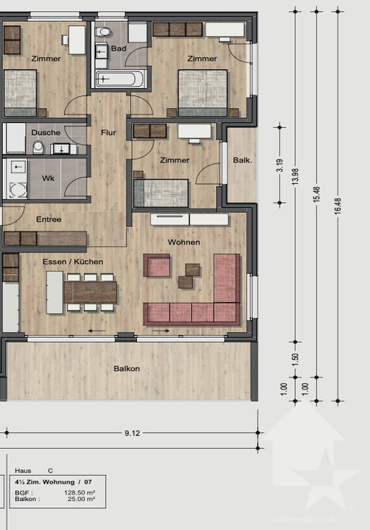 Nouveaux appartements résidentiels de 1.5 pièces 12