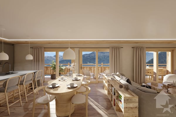 Appartement de standing à deux pas des pistes sans obligation de louer 2