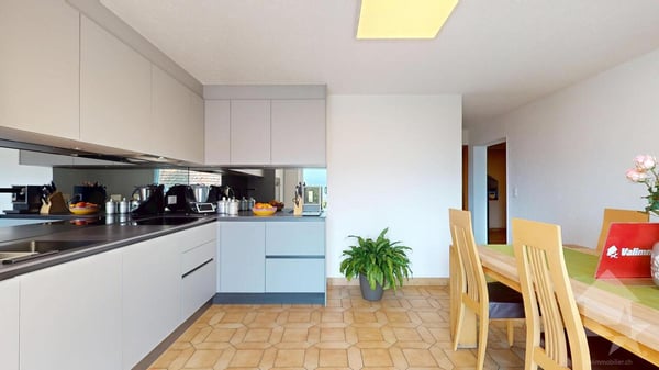 Appartement 4.5 pièces avec garage + place de parc, petite PPE 2 appts 5