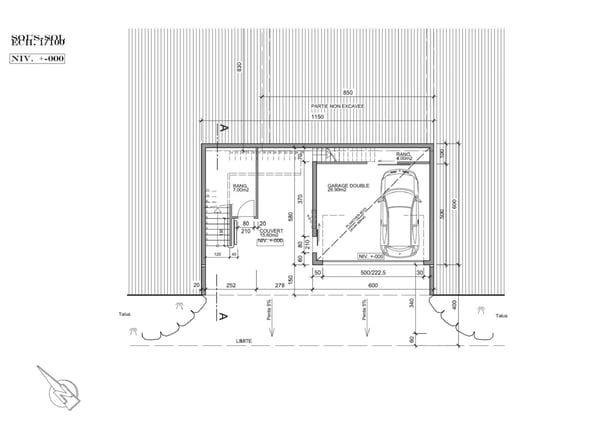 Magnifique terrain à bâtir en zone extension village 5
