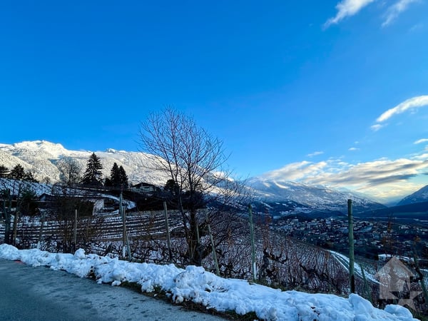 Chantier en cours, villa mitoyenne en terrasse, vue panoramique 8