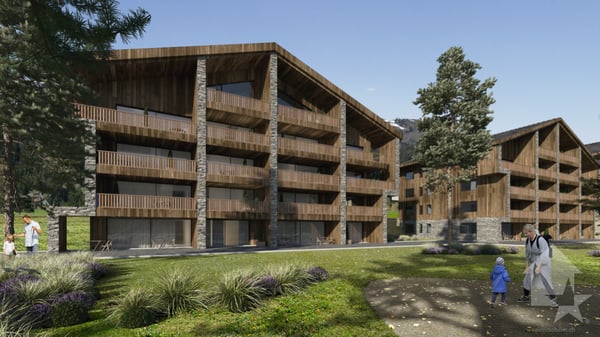 Luxueux 1.5 pièces en construction à Crans-Montana 4