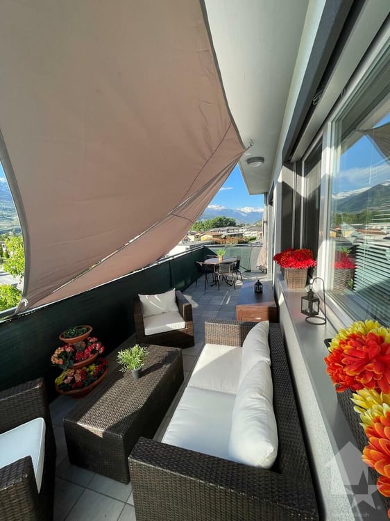 Appartement 1.5 pièces traversant avec grand balcon de 18 m2 1