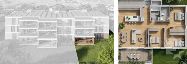 Appartement 4.5 pièces - Lot C1 - Les jardins de Plan-Conthey 12