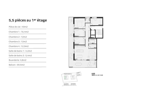 Chermignon, dernier 5.5 pièces neuf en cours de construction 7