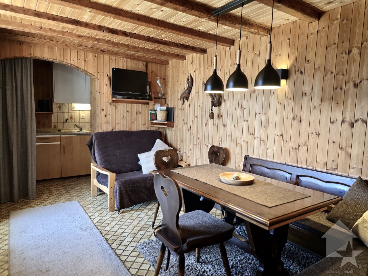 Immobilie in Grimentz - 5.5 pièces avec une terrasse  et box - Bild 0