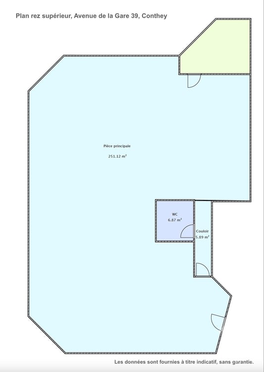 A louer, grande surface de 268 m2 - zone commerciale Conthey 8