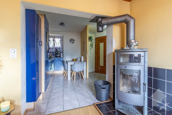 Maison villageoise avec duplex 3.5 pièces de 90 m2 et local commercial 4