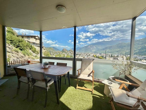 Bel appartement en terrasse avec un garage et une vue exceptionnelle ! 5