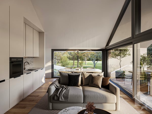 Appartement 3.5 pièces avec jardin à l'architecture moderne et épurée 6