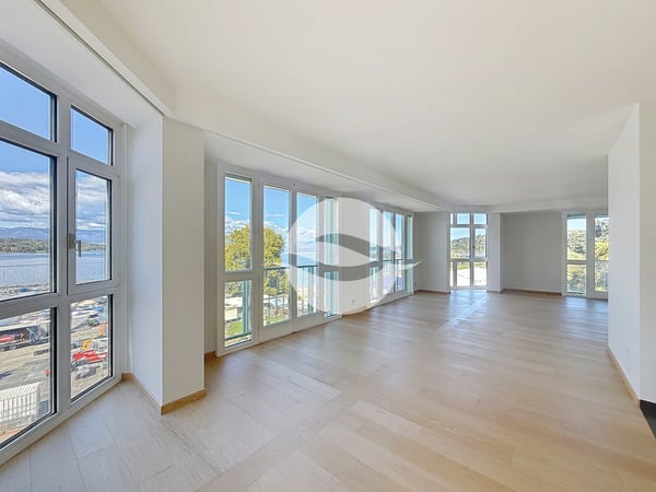 Sublime appartement, spacieux avec vue sur le lac et le jet d'eau!