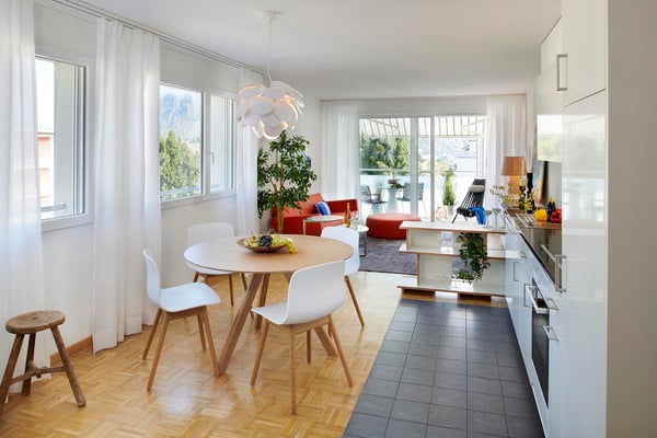 À louer à Sierre - Agréables appartements de 3 pièces avec balcon ou t 4
