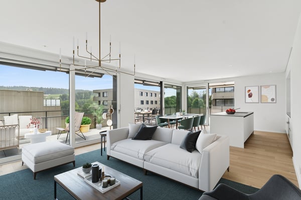 Exceptionnel attique avec vue panoramique dans un éco-quartier moderne 1