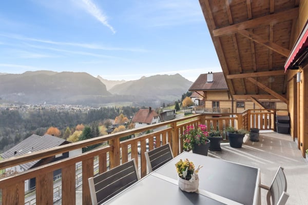 Duplex avec vue imprenable sur la Vallée de la Jogne 2