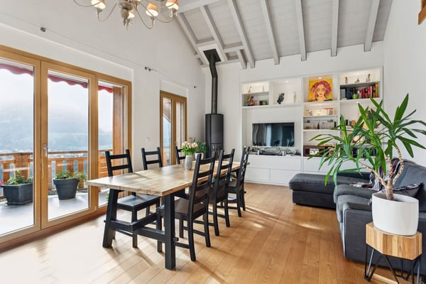 Duplex avec vue imprenable sur la Vallée de la Jogne 4