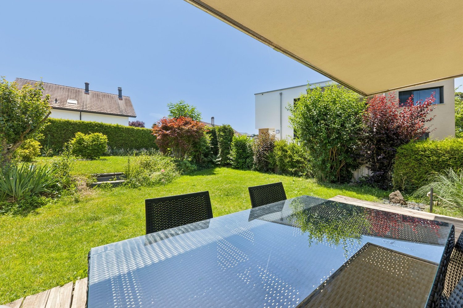 Immobilie in Rossens Fr - Appartement de 6.5 pièces au rez avec terrasse et jardin - Bild 7