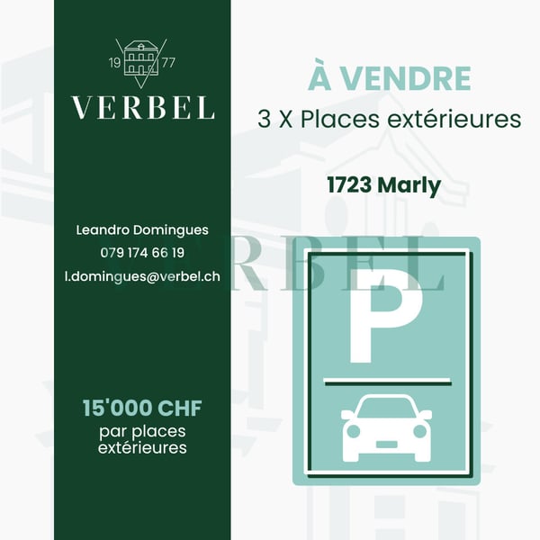 Places de parc extérieures - à vendre 1