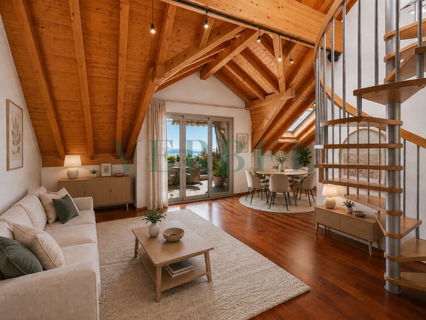 Bel appartement de 4.5 pièces avec vue sur le lac et les Alpes 2