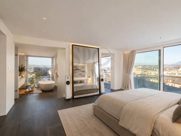 Prestigieux triplex avec vues imprenables sur le lac et les Alpes 8