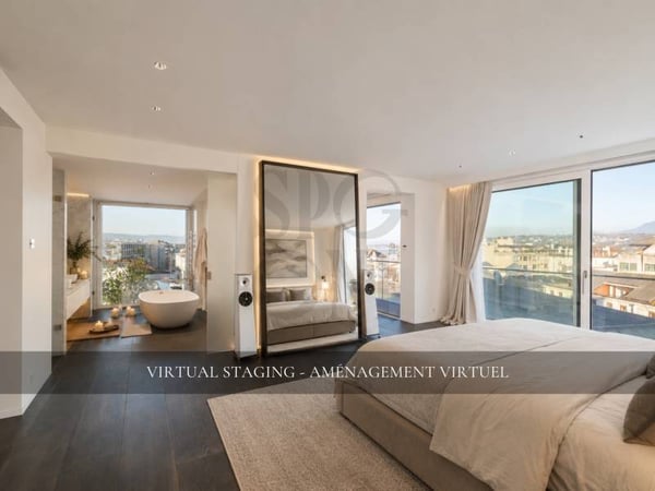 Prestigieux triplex avec vues imprenables sur le lac et les Alpes 8