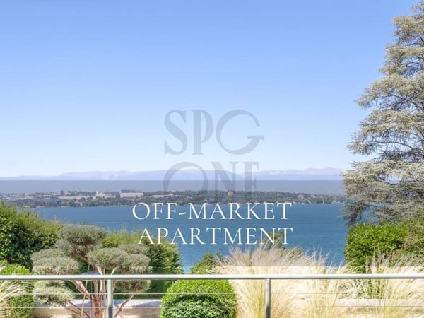 Appartement d'exception avec terrasse et vue lac ? Off market 1