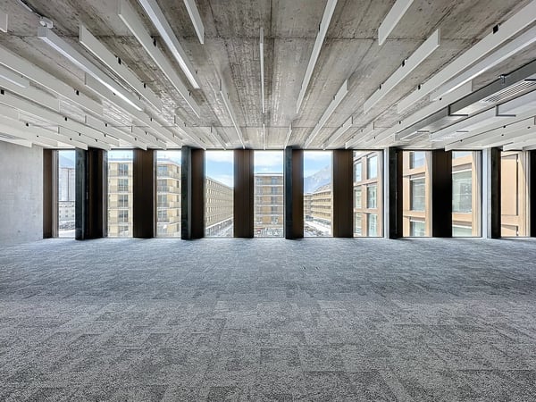 A louer au coeur de Sion, magnifiques bureaux semi-aménagés dès 70 m2 dans un nouveau quartier. 9