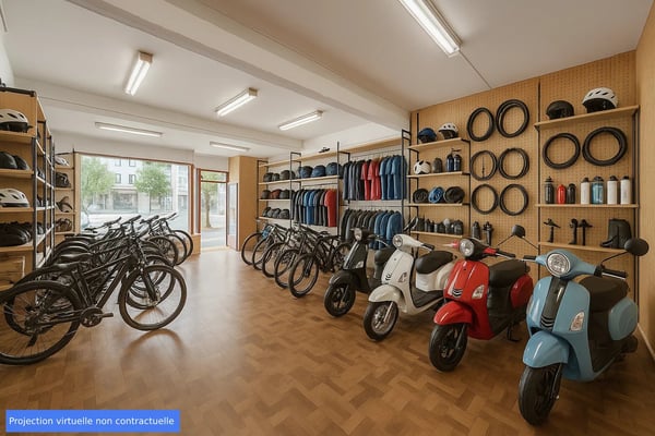 A louer à Sierre - Spacieuse surface commerciale avec sous-sol et vitrine 1