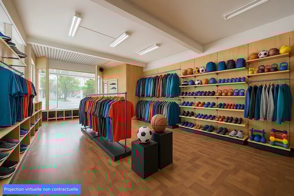 A louer à Sierre - Spacieuse surface commerciale avec sous-sol et vitrine 2