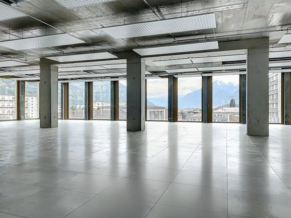 A louer au coeur de Sion, magnifique bureau de 600 m2 dans un immeuble neuf. 4