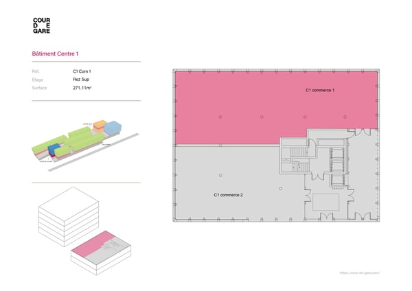 Superbe arcade commerciale de 272.22 m2 à louer dans le nouveau quartier Cour de Gare à Sion 6