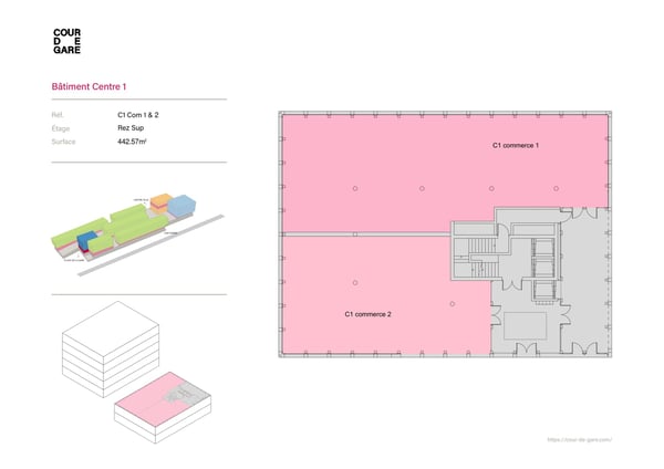 Superbes arcades commerciales de 540.57 m2 à louer dans le nouveau quartier Cour de Gare à Sion 10