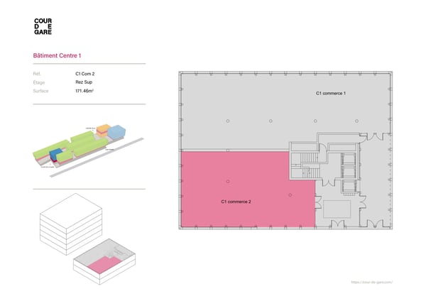 Superbe arcade commerciale de 272.46 m2 à louer dans le nouveau quartier Cour de Gare à Sion 4