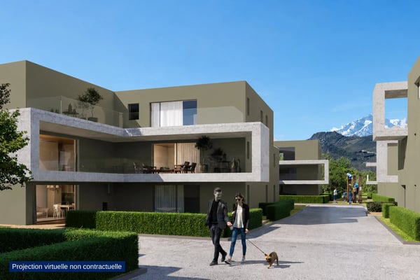 À louer dès le 01.07.2026 à Uvrier ? 3 appartements de 2.5 pièces avec terrasse 2